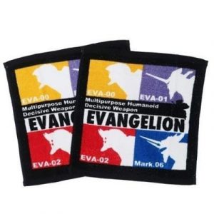 Towel 2pcs The Team 34x35 cm - Evangelion-MARU-EV-68994