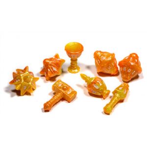 PolyHero Cleric 8 Dice Set Sunstorm-PHD2310