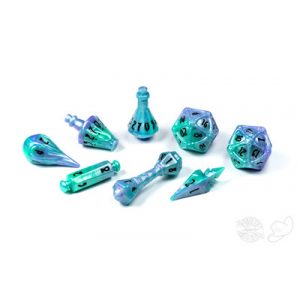 PolyHero Wizard 8 Dice Set Aether Mist-PHD2327