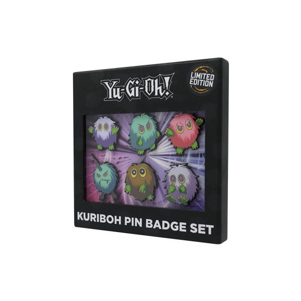 Yu-Gi-Oh Set of 6 Limited Edition Kuriboh Pin Badges-KON-YGO57