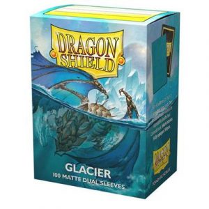 Dragon Shield Standard Matte Dual Sleeves - Glacier Miniom (100 Sleeves)-AT-15031