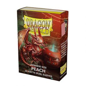 Dragon Shield Japanese size Matte Dual Sleeves - Peach Piip (60 Sleeves)-AT-15153