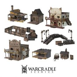 Warcradle Scenics: Red Oak Town Set 1 - EN-WSA540017