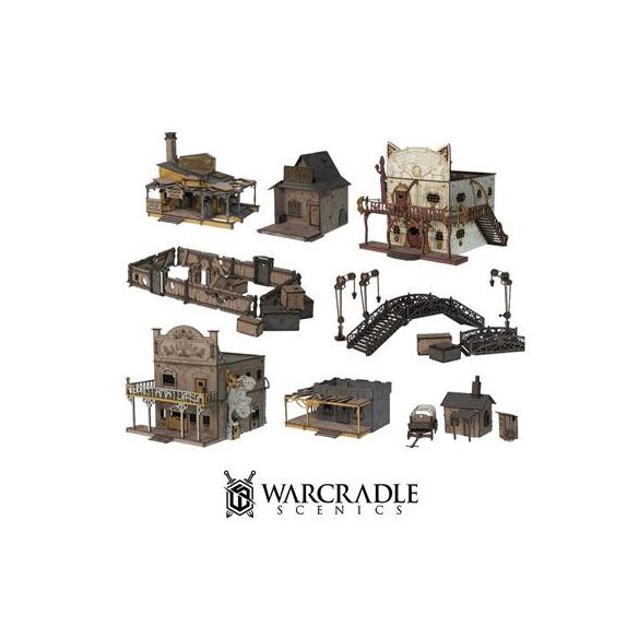 Warcradle Scenics: Red Oak Town Set 1 - EN-WSA540017