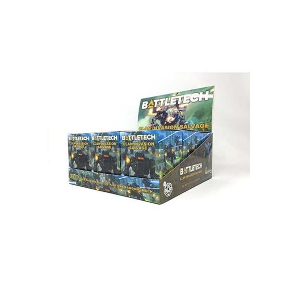 Battletech - Clan Invasion Salvage Blind Box Display (9) - EN-CAT36006