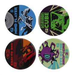 Dungeons & Dragons Monsters Set of 4 Metal Coasters-HAS-DUN06