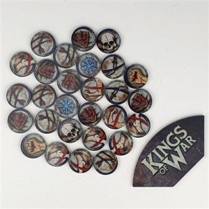 Kings of War - Game token set & Arc Template - EN-MGKWM108
