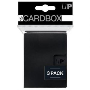 UP - PRO 15+ Card Box 3-pack: Black-85495