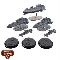 Dystopian Wars: Magenta Battlefleet Set - EN-DWA220007