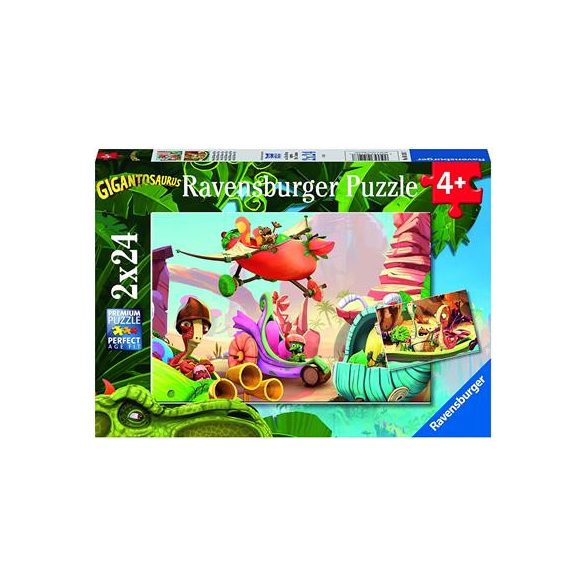 Ravensburger Puzzle Rocky, Bill, Mazu und Tiny 2 x 24 pcs-05126