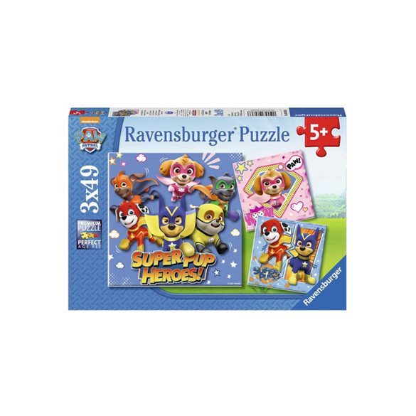 Ravensburger Puzzle PAW: Paw Patrol 3 x 49 pcs-08036