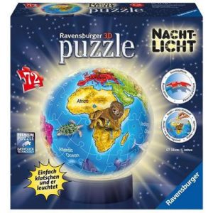 Ravensburger 3D Puzzle Nachtlicht Kindererde-12184