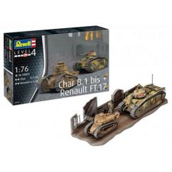 Revell: Char B.1 bis & Renault FT.17-03278