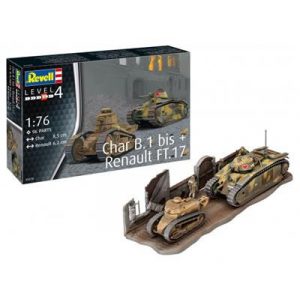 Revell: Char B.1 bis & Renault FT.17-03278