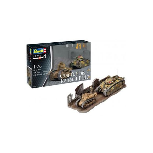 Revell: Char B.1 bis & Renault FT.17-03278