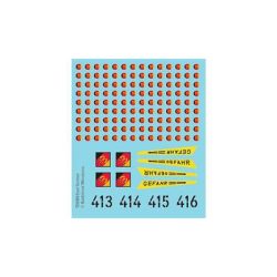 East German Decals (x4) - EN-TEG950