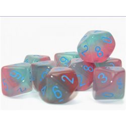 Gemini Gel Green-Pink/blue Luminary Set of 10 d10s-26264