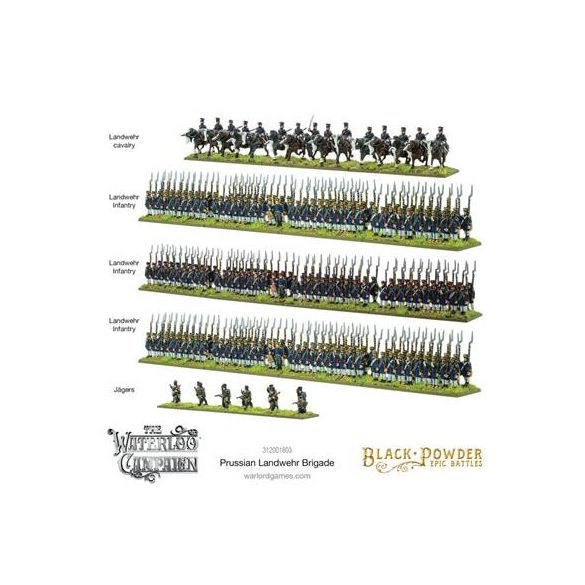 Black Powder Epic Battles - Waterloo: Prussian Landwehr Brigade-312001803
