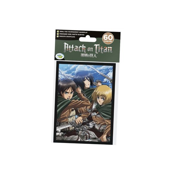 Attack on Titan Sleeves - BATTLE TRIO (60 Sleeves)-L420054