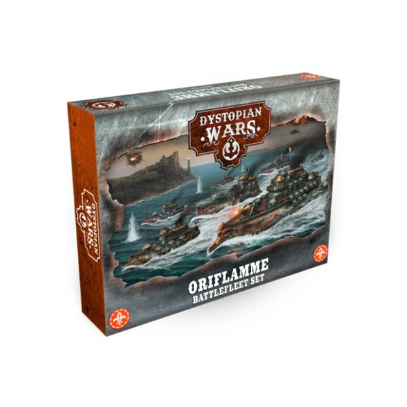 Dystopian Wars: Oriflamme Battlefleet Set - EN-DWA260001