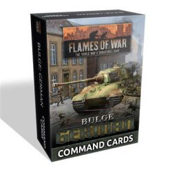 Flames Of War - Bulge: Germans Command Cards (66x Cards) - EN-FW271C