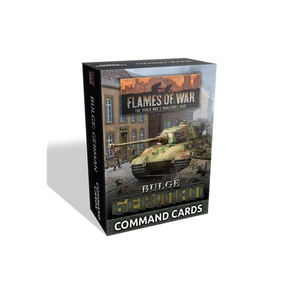 Flames Of War - Bulge: Germans Command Cards (66x Cards) - EN-FW271C