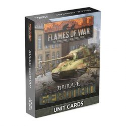 Flames Of War - Bulge: Germans Unit Cards (105x Cards) - EN-FW271U