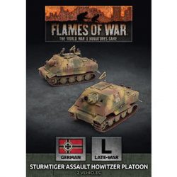 Flames Of War - Sturmtiger (38cm Rocket) Assault Howitzer Platoon (x2) - EN-GBX184