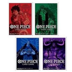 One Piece Card Game - Official Sleeve 1 Assorted 4 Kinds Sleeves Display (12 Pieces)-9033561