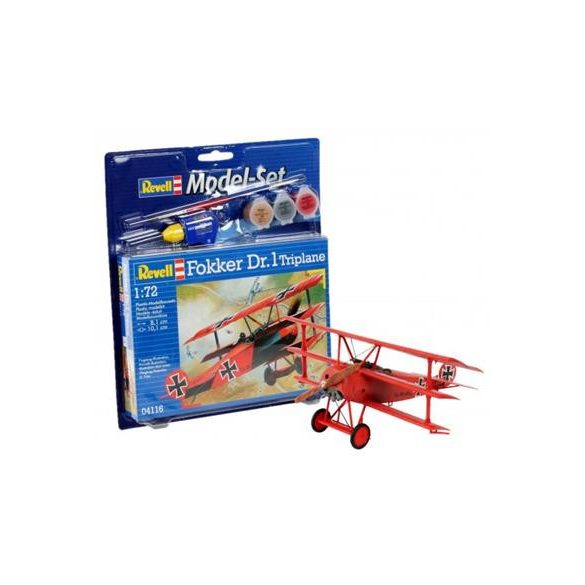 Revell: Model Set Fokker DR.1 Triplane-64116