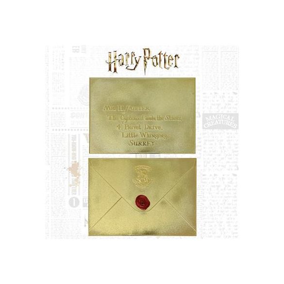 Harry Potter Metal Replica Envelope with Red Seal-THG-HP56