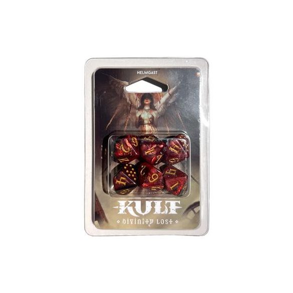 Kult: Divinity Lost - dice set (Inferno Edition)-MUH052420