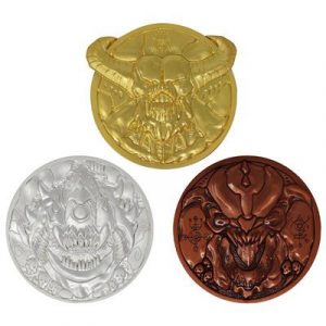 Doom Baron, Cacodemon, Pinky Set of 3 Medallions-B-DM15