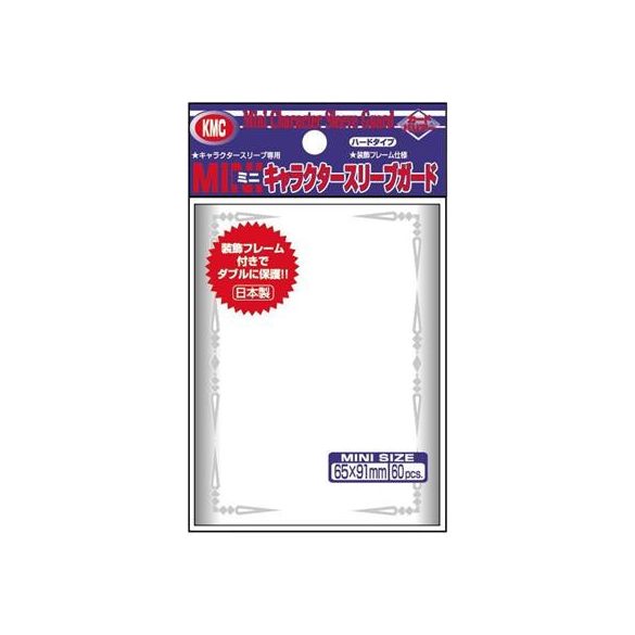 KMC SMALL SLEEVES - Mini Character Sleeve Guard (60 Sleeves)-KMC649