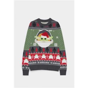 Star Wars: The Mandalorian - Grogu The Child - Men's Christmas Jumper - Size 2XL-KW368163STW-2XL