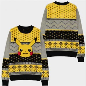 Pokemon - Men's Pikachu Christmas Jumper-KW375461POK-XL
