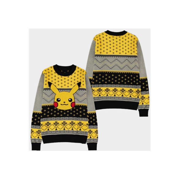 Pokemon - Men's Pikachu Christmas Jumper-KW375461POK-XL