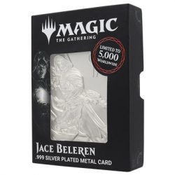 Magic the Gathering Limited Edition .999 Silver Plated Jace Beleren Metal Collectible-HAS-MAG27
