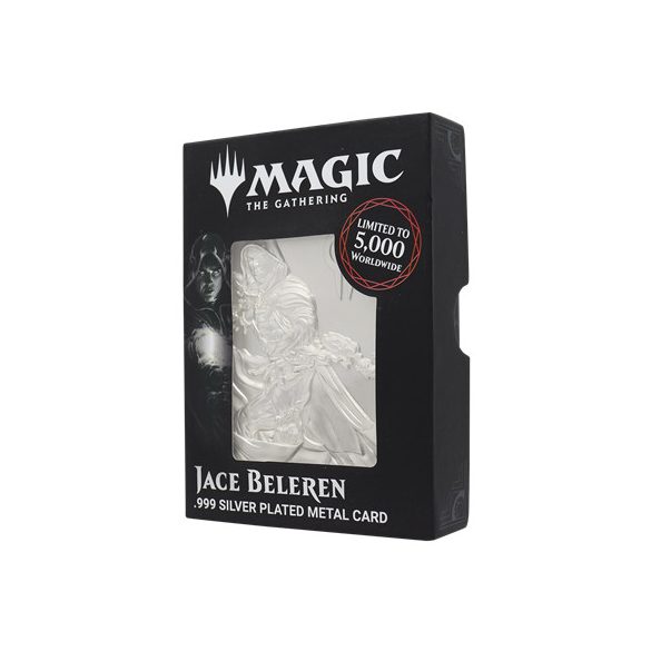 Magic the Gathering Limited Edition .999 Silver Plated Jace Beleren Metal Collectible-HAS-MAG27