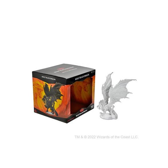 D&D Nolzur's Marvelous Miniatures: Adult Black Dragon-WZK90577