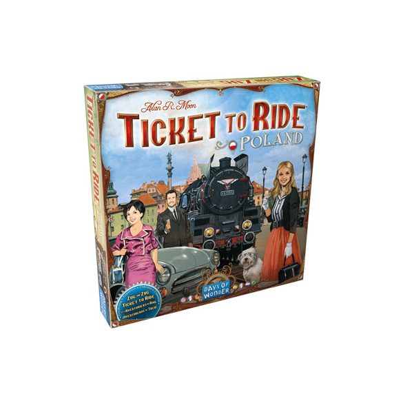 Ticket To Ride Poland: Map Collection - DE/EN/ES/FR/IT/NL/PT-DOWD0028