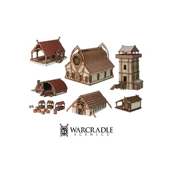 Warcradle Scenics - Estun Village Set - EN-WSA550001