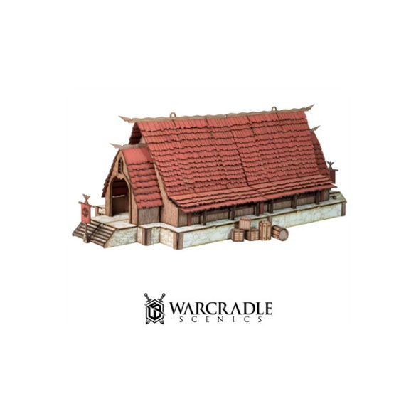 Warcradle Scenics - Estun Village - Long Hall - EN-WSA550002