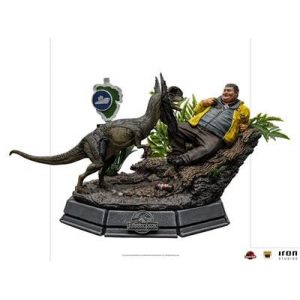 Jurassic Park - Dennis Nedry Deluxe Art Scale 1/10-UNIVJP69222-10