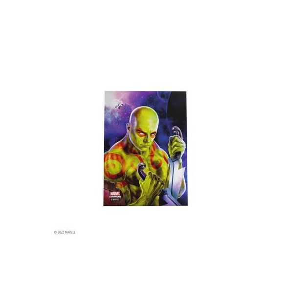 Gamegenic - Marvel Champions FINE ART Sleeves – Drax (51 Sleeves)-GGS15018ML