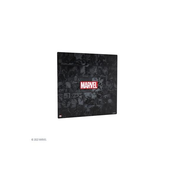 Gamegenic - Marvel Champions Game Mat XL – Marvel Black-GGS40031ML