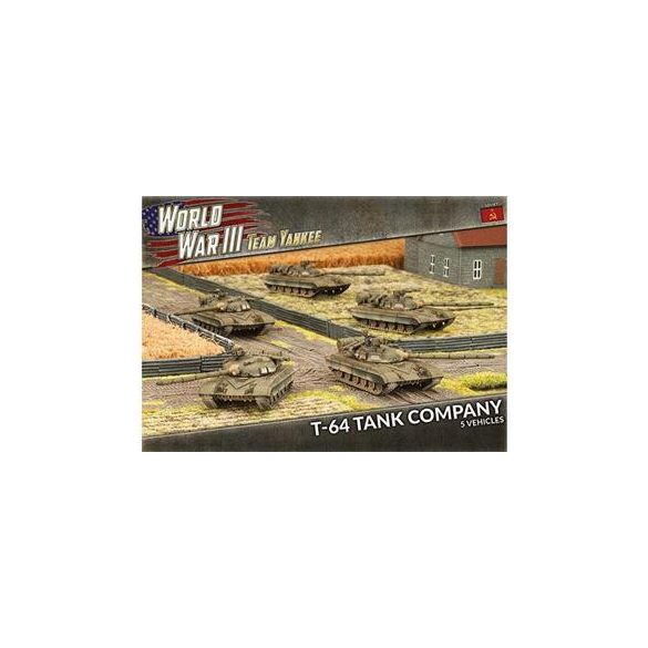 World War III Team Yankee: T-64 Tankovy Company (Plastic) - EN-TSBX13