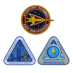 Star Trek Limited Edition Starfleet Academy Set of Three Pin Badges-THG-TREK06