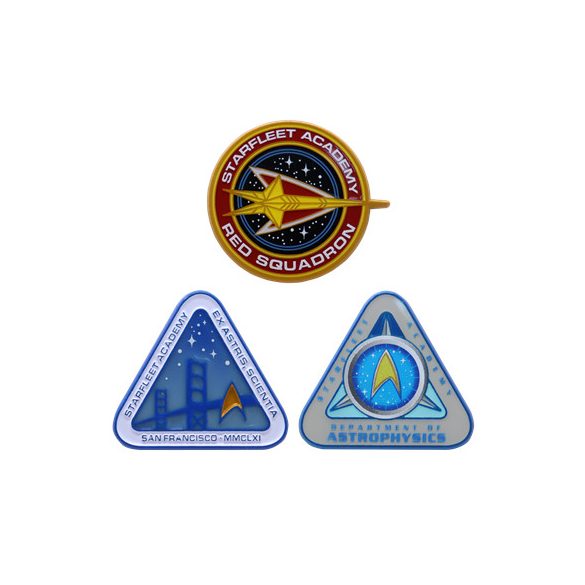 Star Trek Limited Edition Starfleet Academy Set of Three Pin Badges-THG-TREK06