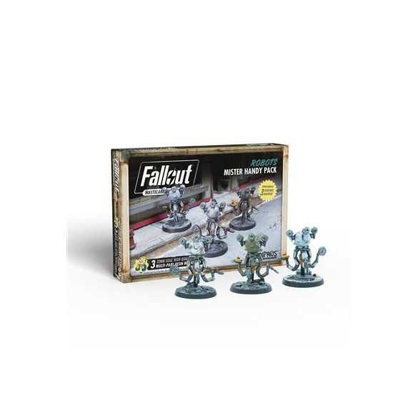 Fallout Wasteland Warfare - Robots: Mr Handy Pack - EN-MUH052223